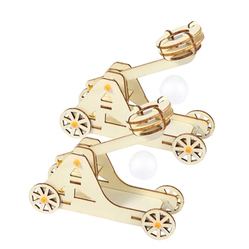 Gogogmee 2 Sätze DIY Trebuchet Bausatz aus Holz Stem Lernspielzeug für Physik Ingenieurwesen Kreatives Basteln und Historische Katapultmodelle für Erwachsene Gogogmee 2 Sätze DIY Trebuchet Bausatz aus Holz Stem Lernspielzeug für Physik Ingenieurwesen Kreatives Basteln und Historische Katapultmodelle für Erwachsene von Gogogmee
