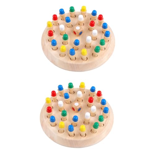 Gogogmee 2 Sätze Holz Memory Schachspiel Lernspielzeug für Pädagogisches Gedächtnistraining Frühförderung Holzschach Brettspiel für Junge Mädchen und Jungen Gogogmee 2 Sätze Holz Memory Schachspiel Lernspielzeug für Pädagogisches Gedächtnistraining Frühförderung Holzschach Brettspiel für Junge Mädchen und Jungen von Gogogmee