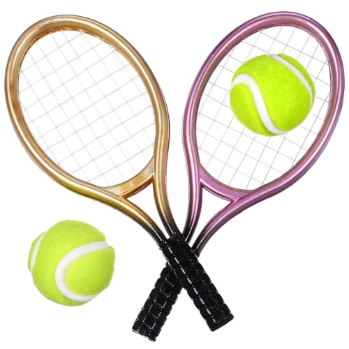 Gogogmee 2 Sätze Mini Tennis Rackets Toy Teiliges für Puppenhaus Dekoration Realistische Mini Sportaccessoires mit Kleinen Bällen Zufällige Farben Zufällige Farbe Zufällige Farbe Gogogmee 2 Sätze Mini Tennis Rackets Toy Teiliges für Puppenhaus Dekoration Realistische Mini Sportaccessoires mit Kleinen Bällen Zufällige Farben Zufällige Farbe Zufällige Farbe von Gogogmee