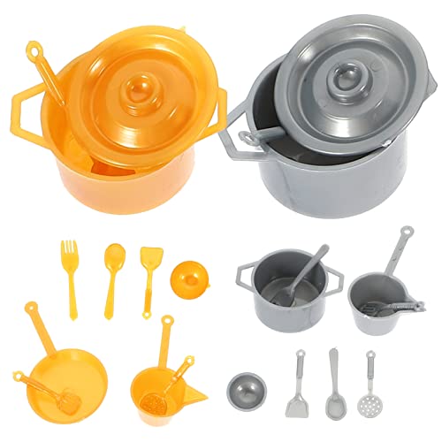 Gogogmee 2 Sätze Miniatur Küchengeschirr Teilig Silber Mattgold Mini Töpfe Löffel Gabeln Puppenhaus Zubehör Realistische Dekoration für Miniaturhaus und Rollenspiel Gogogmee 2 Sätze Miniatur Küchengeschirr Teilig Silber Mattgold Mini Töpfe Löffel Gabeln Puppenhaus Zubehör Realistische Dekoration für Miniaturhaus und Rollenspiel von Gogogmee