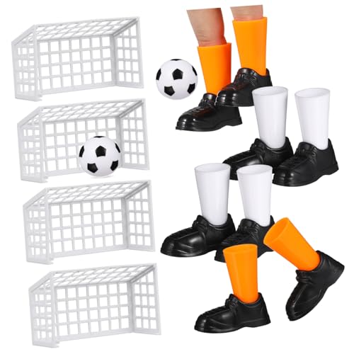 Gogogmee 2 Satz Fingerfußballspiel Set mit Mini Fußballschuhe und Ball Interaktives Tischfußballspiel für Fördert Hand Auge Koordination und Spielspaß für Spieler Gogogmee 2 Satz Fingerfußballspiel Set mit Mini Fußballschuhe und Ball Interaktives Tischfußballspiel für Fördert Hand Auge Koordination und Spielspaß für Spieler von Gogogmee