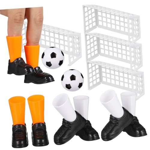 Gogogmee 2 Satz Mini Fingerfußball Spielset für und Fußballschuhen Tragbares Tischfußball Koordination und Gogogmee 2 Satz Mini Fingerfußball Spielset für und Fußballschuhen Tragbares Tischfußball Koordination und von Gogogmee