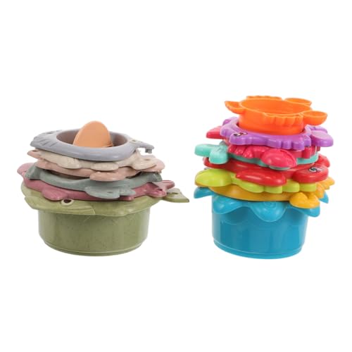 Gogogmee 2 Sets Baby-stapelbecher: Lernspielzeug, Montessori-Spielzeug Für Die Früherziehung Zur Feinmotorik – Badespielzeug Für Jungen Und Mädchen Gogogmee 2 Sets Baby-stapelbecher: Lernspielzeug, Montessori-Spielzeug Für Die Früherziehung Zur Feinmotorik – Badespielzeug Für Jungen Und Mädchen von Gogogmee