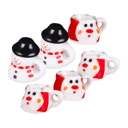 Gogogmee 2 Sets Mini Schneemann Teeservice Mini Modell Teetassen Winzige Kaffeetasse DIY Puppenhaus Küchendekor Winzige Kaffeetassen Gogogmee 2 Sets Mini Schneemann Teeservice Mini Modell Teetassen Winzige Kaffeetasse DIY Puppenhaus Küchendekor Winzige Kaffeetassen von Gogogmee