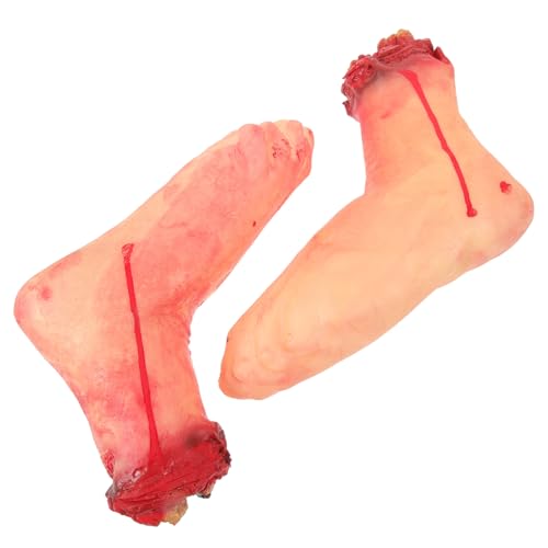 Gogogmee 2 Stck. Teiliges Halloween Deko mit Schaurigen Realistischen Gebrochenen Füßen Blutige Simulierte Verletzungen für Gruselige Party und Spukhaus Atmosphäre Gogogmee 2 Stck. Teiliges Halloween Deko mit Schaurigen Realistischen Gebrochenen Füßen Blutige Simulierte Verletzungen für Gruselige Party und Spukhaus Atmosphäre von Gogogmee