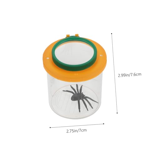 Gogogmee 2 Stück Becherlupe Doppel linsen Insekten Beobachtungsbox für Transparentes Design Outdoor Lernspielzeug für Naturerkundung und Experimente von Gogogmee