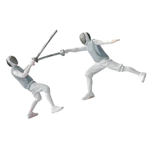 Gogogmee Fechtmodellfiguren-Set Im Maßstab 1:64 Realistische Miniatur-menschenfiguren Für Diorama- Handbemalt Mini-Hobby-zubehör Gogogmee Fechtmodellfiguren-Set Im Maßstab 1:64 Realistische Miniatur-menschenfiguren Für Diorama- Handbemalt Mini-Hobby-zubehör von Gogogmee