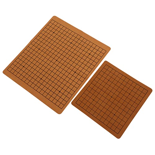 Gogogmee 2 Stück Go Schachbrett aus Leder Faltbares Go Spielbrett für Unterwegs PU Schachmatte Lernspielzeug für Geduld und Konzentration Zufällige Farbe Gogogmee 2 Stück Go Schachbrett aus Leder Faltbares Go Spielbrett für Unterwegs PU Schachmatte Lernspielzeug für Geduld und Konzentration Zufällige Farbe von Gogogmee