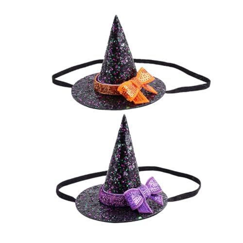 Gogogmee 2 Stück Halloween Hexenhut Haarreif Teiliges mit Elastischem Band Bequemes Kopfband für Damen und Kopfschmuck für Halloween Party Karneval Kostüm und Festival Gogogmee 2 Stück Halloween Hexenhut Haarreif Teiliges mit Elastischem Band Bequemes Kopfband für Damen und Kopfschmuck für Halloween Party Karneval Kostüm und Festival von Gogogmee