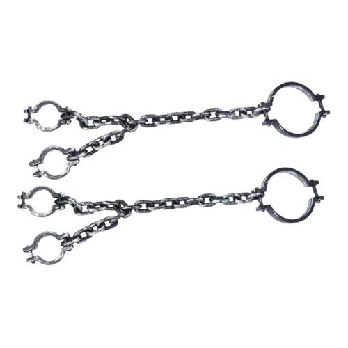 Gogogmee 2 Stück Halloween Kunststoff Handschellen- Leichte Gruselige Handschellen und Wiederverwendbare Gefängnis-requisiten für Party Cosplay-dekoration Gogogmee 2 Stück Halloween Kunststoff Handschellen- Leichte Gruselige Handschellen und Wiederverwendbare Gefängnis-requisiten für Party Cosplay-dekoration von Gogogmee