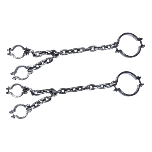 Gogogmee 2 Stück Halloween Spuk Dekoration Halloween Dekor Gefängnis Foto Requisite Gefängnis Zubehör Handfesseln Kostüm Zubehör Cosplay Requisiten Party Gogogmee 2 Stück Halloween Spuk Dekoration Halloween Dekor Gefängnis Foto Requisite Gefängnis Zubehör Handfesseln Kostüm Zubehör Cosplay Requisiten Party von Gogogmee