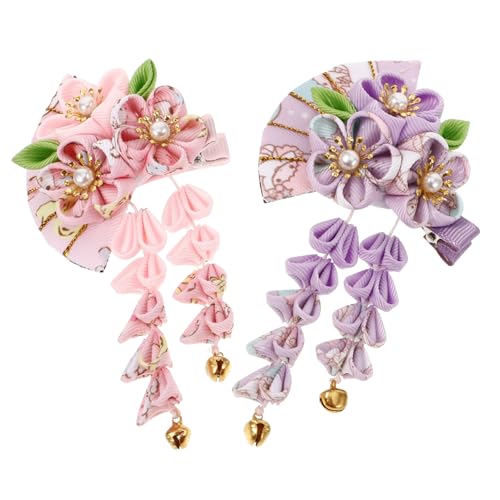 Gogogmee 2 Stück Japanische Haarnadeln Quasten Haarklammern für Dickes Haar Traditioneller Haarschmuck Damen Handwerkskunst Elegantes Kimono Design Zarte Blütenverzierung in Rosa und Gogogmee 2 Stück Japanische Haarnadeln Quasten Haarklammern für Dickes Haar Traditioneller Haarschmuck Damen Handwerkskunst Elegantes Kimono Design Zarte Blütenverzierung in Rosa und von Gogogmee