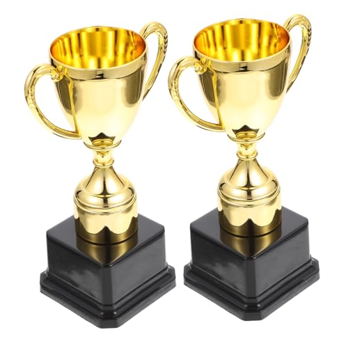 Gogogmee 2 Stück Kleine Plastik Trophäen Goldene Trophäen für Partygeschenk und Belohnung für Wettbewerbe Sicher und Praktisch für Klassenräume und Feste Gogogmee 2 Stück Kleine Plastik Trophäen Goldene Trophäen für Partygeschenk und Belohnung für Wettbewerbe Sicher und Praktisch für Klassenräume und Feste von Gogogmee