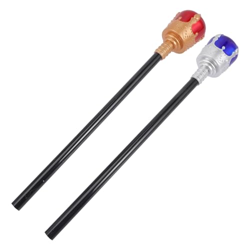 Gogogmee 2 Stück Königszepter Halloween Party Leicht Tragbar Robuste Verarbeitung Lustiger Zauberstab für Jungen Mädchen Kostüm Requisite Gogogmee 2 Stück Königszepter Halloween Party Leicht Tragbar Robuste Verarbeitung Lustiger Zauberstab für Jungen Mädchen Kostüm Requisite von Gogogmee