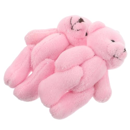 Gogogmee 2 Stück Mini Plüsch Bären Rosa Niedliche Stofftiere für Puppenhaus DIY Projekte für Kreatives für Partys und Sammler Gogogmee 2 Stück Mini Plüsch Bären Rosa Niedliche Stofftiere für Puppenhaus DIY Projekte für Kreatives für Partys und Sammler von Gogogmee