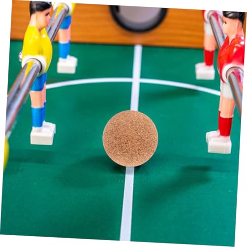 Gogogmee 2 Stück Mini Tischfußballbälle aus Holz Standardgröße Ersatzkugeln für Tischkicker Ballkontrolle und Präzise Schüsse Geeignet für Zuhause Büro und Freizeitspaß von Gogogmee