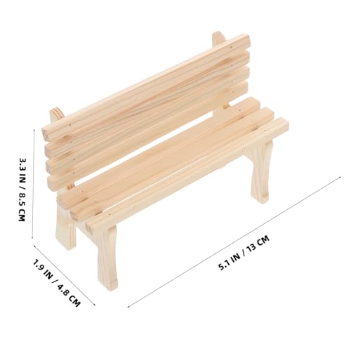 Gogogmee 2 Stück Miniatur Holzbank Teilig Puppenhaus Möbel Modell Gartenbank Miniatur Sitzbank Holz Dekoration Puppenstube Zubehör für Wohnzimmer Schlafzimmer Küche Gogogmee 2 Stück Miniatur Holzbank Teilig Puppenhaus Möbel Modell Gartenbank Miniatur Sitzbank Holz Dekoration Puppenstube Zubehör für Wohnzimmer Schlafzimmer Küche von Gogogmee