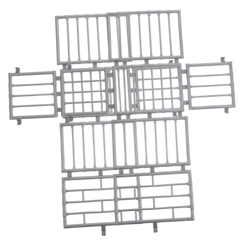 Gogogmee 2 Stück Miniatur Kunststoffkäfig Detailreiches DIY Modell Leichtes Mini Accessoire für Puppenhäuser Kreatives Bastelset Kindlichen Fantasie und Geschicklichkeit Platzsparend für von Gogogmee
