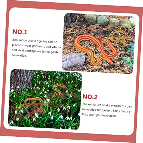 Gogogmee 2 Stück Realistische Simulation Schlangenfiguren aus Kunststoff Lebensechte Reptilien für Täuschend Echte Deko Modelle für Garten und Lernzwecke Gogogmee 2 Stück Realistische Simulation Schlangenfiguren aus Kunststoff Lebensechte Reptilien für Täuschend Echte Deko Modelle für Garten und Lernzwecke von Gogogmee