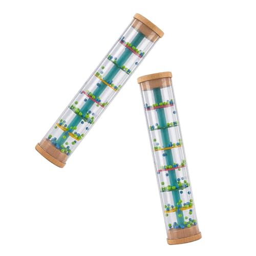 Gogogmee 2 Stück Regenklang Rassel mit Rollenden Perlen Pädagogisches Rhythmusspielzeug für Kleinkinder für Drinnen und Draußen Gogogmee 2 Stück Regenklang Rassel mit Rollenden Perlen Pädagogisches Rhythmusspielzeug für Kleinkinder für Drinnen und Draußen von Gogogmee