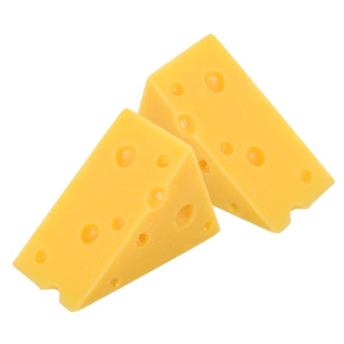 Gogogmee 2 Stück Simulierte Dreieck Käse Modelle Realistische Käse Statue Dekor für Bäckerei Kuchen Dessert Deko Miniatur Lebensmittel Fotografie Zubehör Gogogmee 2 Stück Simulierte Dreieck Käse Modelle Realistische Käse Statue Dekor für Bäckerei Kuchen Dessert Deko Miniatur Lebensmittel Fotografie Zubehör von Gogogmee