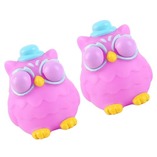 Gogogmee 2 Stück Stressabbau Eule Squeeze Toy aus Elastischem TPR Tragbares Anti Stress für Partygeschenke und Alltag Simulierter Eulen Fidget für Mentale Entspannung Gogogmee 2 Stück Stressabbau Eule Squeeze Toy aus Elastischem TPR Tragbares Anti Stress für Partygeschenke und Alltag Simulierter Eulen Fidget für Mentale Entspannung von Gogogmee