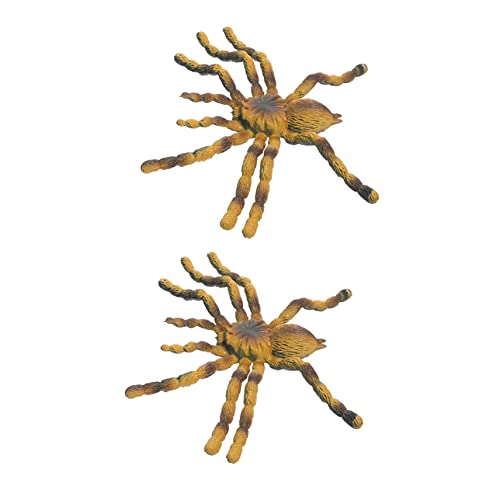 Gogogmee 2Stücke Pädagogisches Tarantelmodell für Kinder Realistisches PVC Spinnenspielzeug Dekorative Spinnenfiguren für Lernspielzeug und Halloween Dekoration Gogogmee 2Stücke Pädagogisches Tarantelmodell für Kinder Realistisches PVC Spinnenspielzeug Dekorative Spinnenfiguren für Lernspielzeug und Halloween Dekoration von Gogogmee
