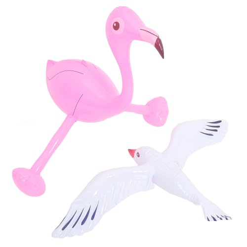 Gogogmee 2 Stück Teiliges Aufblasbares Möwen Flamingo- Wiederverwendbares Poolspielzeug für Strandpartys Einfach Aufzupumpen Leicht Tragbar für Outdoor-wasseraktivitäten und Sommerliche Gogogmee 2 Stück Teiliges Aufblasbares Möwen Flamingo- Wiederverwendbares Poolspielzeug für Strandpartys Einfach Aufzupumpen Leicht Tragbar für Outdoor-wasseraktivitäten und Sommerliche von Gogogmee