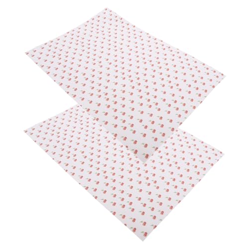 Gogogmee 2 Stück Teiliges DIY Puppenhaus Wandsticker Selbstklebende Miniatur Tapete Zuschneidbar Papiermaterial Realistische Textur für Wohnzimmer Schlafzimmer Kinderzimmer Puppenhaus von Gogogmee