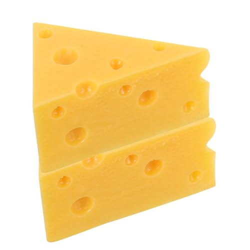 Gogogmee 2 Stück Teiliges Dreieckiges Käsemodell aus Realistische Simulation Dekoratives Käse Prop für Fotografie DIY Landschaftsdekoration Miniatur Haus Zubehör für Käseliebhaber Gogogmee 2 Stück Teiliges Dreieckiges Käsemodell aus Realistische Simulation Dekoratives Käse Prop für Fotografie DIY Landschaftsdekoration Miniatur Haus Zubehör für Käseliebhaber von Gogogmee