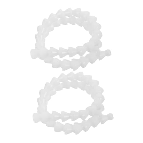 Gogogmee 2 Stück Teiliges Flexibles Puppenskelett Kunststoff Gelenke Beweglicher Plüschtierrahmen für DIY Kuscheltierskelett Robustes Gelenksystem für Schlangen und Bärenfiguren von Gogogmee