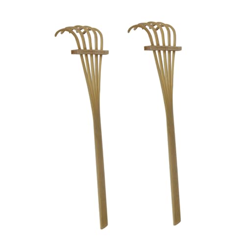 Gogogmee 2 Stück Teiliges Mini Bambus Rechen Zähne Sandbox Zubehör Leichter Zen Garten Rake Kompakt für Sandtische Kreative Dekoration für Bonsai und Miniatur Landschaften Gogogmee 2 Stück Teiliges Mini Bambus Rechen Zähne Sandbox Zubehör Leichter Zen Garten Rake Kompakt für Sandtische Kreative Dekoration für Bonsai und Miniatur Landschaften von Gogogmee