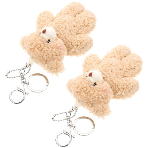 Gogogmee 2 Stück Teiliges Plüsch Bär Schlüsselanhänger mit Weichem Kuscheltier Design Niedlicher Teddybär Anhänger für Mädchen Praktische Taschen Rucksack Deko Gogogmee 2 Stück Teiliges Plüsch Bär Schlüsselanhänger mit Weichem Kuscheltier Design Niedlicher Teddybär Anhänger für Mädchen Praktische Taschen Rucksack Deko von Gogogmee
