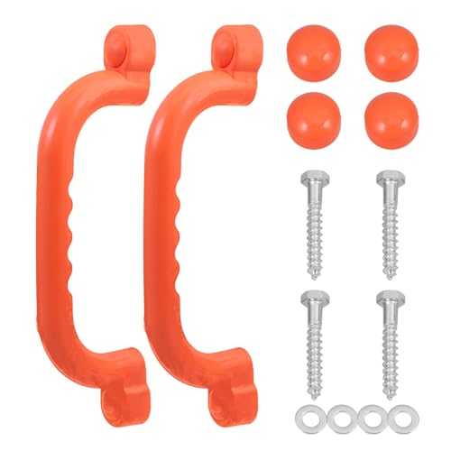 Gogogmee 2 Stück Teiliges Sicherheitsgriff Rutschfestem Kunststoff für Spielplätze Robuste für Klettergerüste Wetterfest Einfach zu Montieren Geeignet für Outdoor spielgeräte von Jungen von Gogogmee