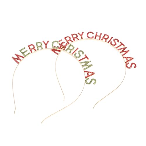 Gogogmee 2 Stück Teiliges Weihnachts Haarband Buntes Alphabet Stirnband Dekorativer Haarschmuck für Erwachsene Robustes Material für Karneval Kostüm und Festfeiern Gogogmee 2 Stück Teiliges Weihnachts Haarband Buntes Alphabet Stirnband Dekorativer Haarschmuck für Erwachsene Robustes Material für Karneval Kostüm und Festfeiern von Gogogmee