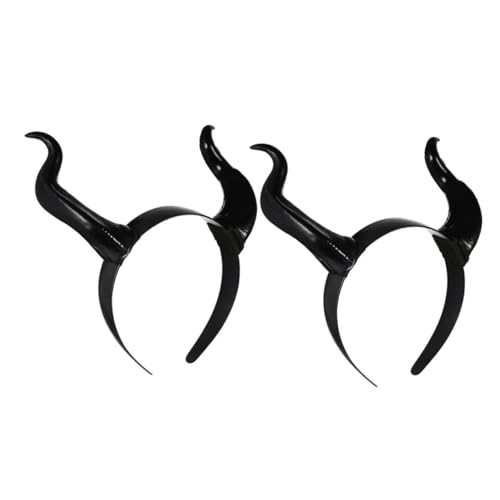 Gogogmee 2 Stück Teufelshörner Stirnband Halloween Kopfschmuck Horn Haarreif Cosplay Party Zubehör Leichtes Kunststoffmaterial Angenehm zu Tragen Gogogmee 2 Stück Teufelshörner Stirnband Halloween Kopfschmuck Horn Haarreif Cosplay Party Zubehör Leichtes Kunststoffmaterial Angenehm zu Tragen von Gogogmee