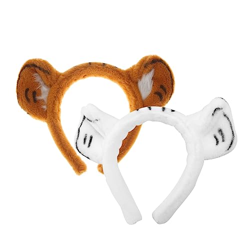 Gogogmee 2 Stück Tiger Ohr Haarreif Cartoon Stirnbänder für Cosplay Partys Performances Tierohren Haarschmuck für Halloween Geburtstagsfeiern Fotoshootings Gogogmee 2 Stück Tiger Ohr Haarreif Cartoon Stirnbänder für Cosplay Partys Performances Tierohren Haarschmuck für Halloween Geburtstagsfeiern Fotoshootings von Gogogmee