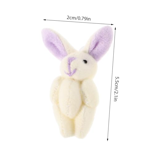 Gogogmee 2 Stück Tiny Jointed Plush Rabbit Bewegliches Kuscheltier Niedliche Mini Hasenpuppe für Hochzeitstisch Geburtstags und Osterdekoration Detailreich Verarbeitet Langlebig Gogogmee 2 Stück Tiny Jointed Plush Rabbit Bewegliches Kuscheltier Niedliche Mini Hasenpuppe für Hochzeitstisch Geburtstags und Osterdekoration Detailreich Verarbeitet Langlebig von Gogogmee