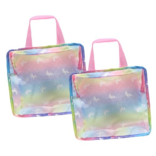 Gogogmee 2 Stück Tragbare Puppenzubehör Aufbewahrungstasche Einhorn Handtasche für Puppenkleidung Reiseleicht mit Griff für Gogogmee 2 Stück Tragbare Puppenzubehör Aufbewahrungstasche Einhorn Handtasche für Puppenkleidung Reiseleicht mit Griff für von Gogogmee