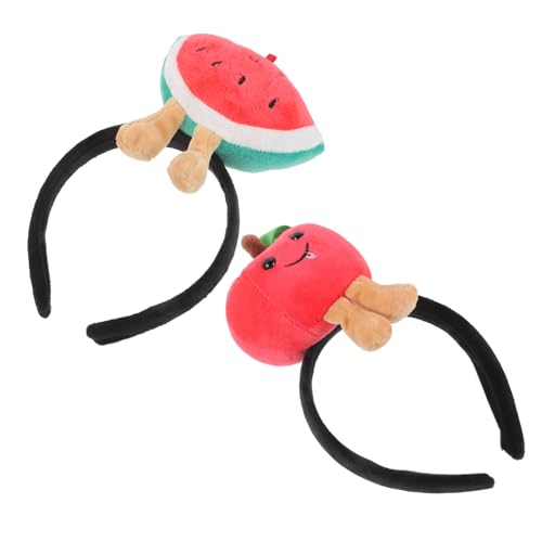 Gogogmee 2 Stück Wassermelonen Stirnband Haarband Obst Kostüm Haar Accessoires Für Teenager Mädchen Haarband Für Mädchen Haarbänder Cosplay Stirnband Lustige Stirnbänder Für Frauen von Gogogmee