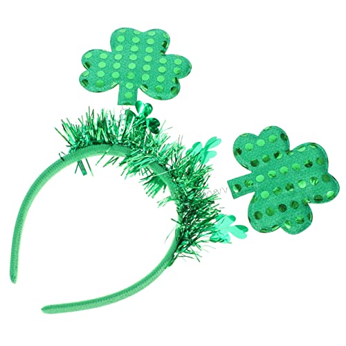 2 Stück Wichtel, Kostüm, Patrick, Bandana, Grün, Elf, Irischer Helm, , Haar-Accessoire, St. Patrick's Day, Haarband, Pailletten von Gogogmee