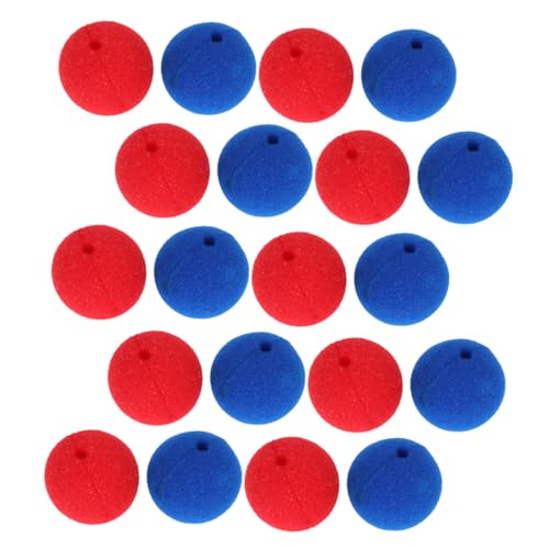 Gogogmee 20 Stück Clown Nasen Requisiten Die Auf Dem Clown Herumlaufen Große Mengen Lustig Rave Gastgeschenk Zirkus Jumbo Blaue Gesichtspost Professionelles Know Thema Karnevals von Gogogmee