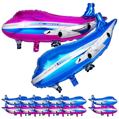 Gogogmee 20 Stück Folienflugzeug Luftballons Einfache Befüllung mit Luft oder Helium Bunte Partydekoration für Geburtstag Hochzeit Abschlussfeier Spielerische Flugzeugform Vielseitig Gogogmee 20 Stück Folienflugzeug Luftballons Einfache Befüllung mit Luft oder Helium Bunte Partydekoration für Geburtstag Hochzeit Abschlussfeier Spielerische Flugzeugform Vielseitig von Gogogmee