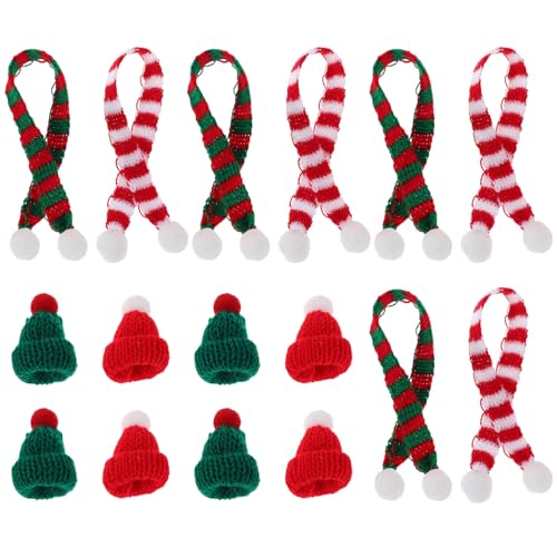 Gogogmee 20 Stück Puppenhaus Dekoration DIY Bastelzubehör für Weinflaschen und Weihnachtsbaum von Gogogmee