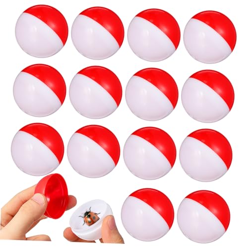 Gogogmee 20 Stück Teiliges Bunte Kleine Runde Kunststoffkapseln Leere Twisted Eggs Kapseln für Spielzeugautomaten Partygeschenke Kinderfreundlich Vielseitig für DIY Befüllung Tombola und von Gogogmee