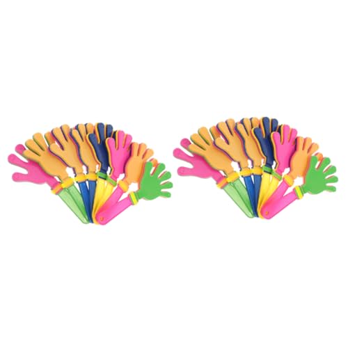 Gogogmee 20 Stück Teiliges Bunte Plastik Handklatscher Partyspielzeug Lärmmacher für Erwachsene als Fußball Fanartikel und Konzert Beifallspender Zufällige Farbe Zufällige Farbe Gogogmee 20 Stück Teiliges Bunte Plastik Handklatscher Partyspielzeug Lärmmacher für Erwachsene als Fußball Fanartikel und Konzert Beifallspender Zufällige Farbe Zufällige Farbe von Gogogmee