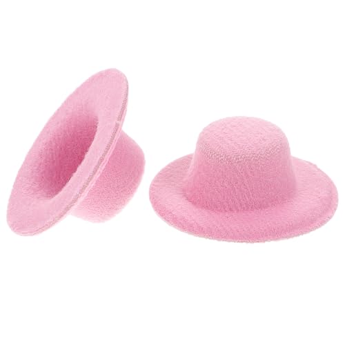 Gogogmee 20 Stück Teiliges Miniatur Jazzhut für Puppen Kleine Stoffhüte in Chic Farben Vielseitiges Puppenzubehör und Bastelbedarf für Foto Requisiten und Deko von Gogogmee