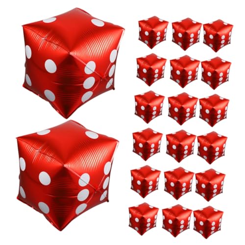 Gogogmee 20 Stück Teiliges Würfel aluminiumfolien Sechseckige Glänzende Party deko ballons Wiederverwendbar Leicht Aufzublasen für Herren geburtstage und Themenfeiern Gogogmee 20 Stück Teiliges Würfel aluminiumfolien Sechseckige Glänzende Party deko ballons Wiederverwendbar Leicht Aufzublasen für Herren geburtstage und Themenfeiern von Gogogmee