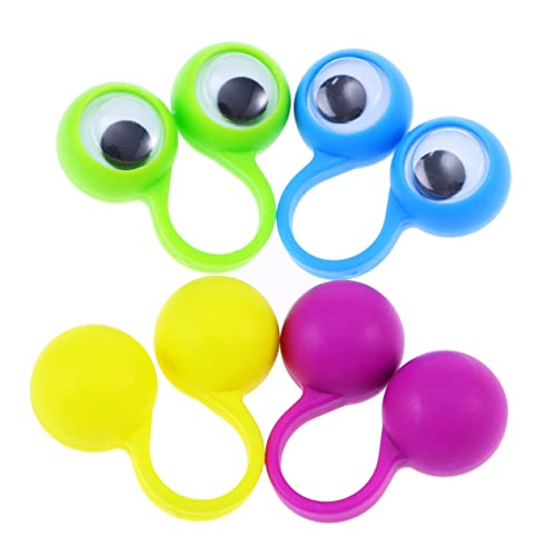 Gogogmee 20 Stück große Augen Spielzeug Smart Ring Das Geschenk Geschenke Kulleraugen Fingerpuppen Aquarium von Gogogmee