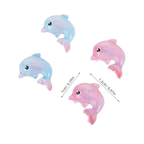 Gogogmee 200 Stück Miniatur Meeresdekoration Miniatur Statue Mit Meerestieren Kleine Delfine Geburtstagsparty Ornamente Delfin Dekor Kleines Meerestier Ornament von Gogogmee